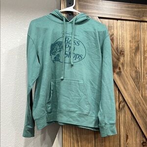 Mint Green Pullover Jacket with Graphic Design